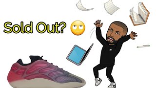 Yeezy 700 V3 Fade Carbon Sold Out?