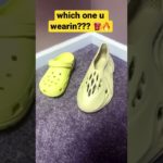 Yeezy Foam RNNR vs. Crocs