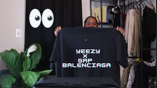 Yeezy Gap Balenciaga 3/4 T-Shirt Review And Size Comparison (Extra Small & Small)