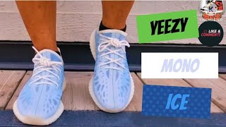 adidas Yeezy Boost 350 v2 “Mono Ice” #yeezy350v2 #lamerdubai #onfeet