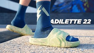 Adidas ADILETTE 22 Slides Review: YEEZY Slide Rip Off?