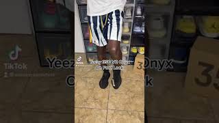 Adidas Yeezy 350 V2 Onyx On Foot Look