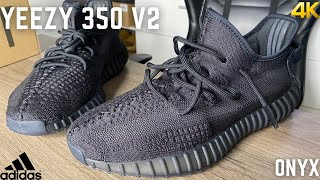 Adidas Yeezy 350 v2 Onyx On Feet Review