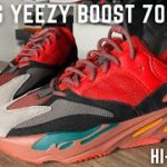 Adidas Yeezy 700 Hi-Res Red On Feet Review