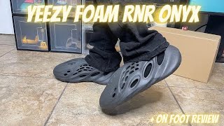 Adidas Yeezy Foam Runner Onyx Review + On Foot Review & Sizing Tips