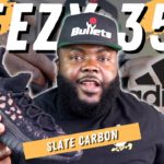 EARLY LOOK. YEEZY BOOST 350 V2 CMPCT KNIT SLATE CARBON. REVIEW + ON FOOT IN HD!