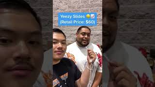 HE MAKES 400% PROFIT ON YEEZY SLIDES!!! *MUST WATCH* #shorts