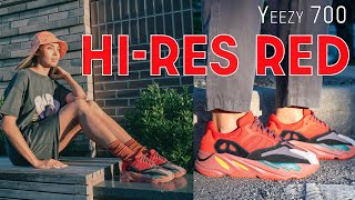 I DID NOT expect this YEEZY to be THIS GOOD!  Yeezy 700 Hi Res Red Review and How to Style