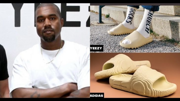 Kanye West CALLS OUT Adidas For COPYING His YEEZY SLIDES DESIGN ‘This Is A FAKE YEEZY, Talk To Me’