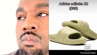Kanye West Calls Out Adidas For Copying His Yeezy Slides For Only $55!? “I Have Mamba Spirit!”
