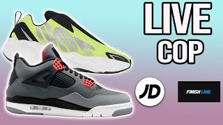 Live Cop : Jordan 4 ‘Infrared’ JD/FNL EA *Instore Pickup* & Yeezy 700 MNVN ‘Phosphor’