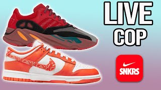 Live Cop : Nike Dunk ‘Orange Paisley’ ‘Barbershops’ & Yeezy 700 ‘Hi Res Red’