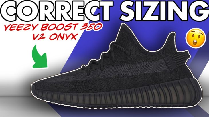 Sizing guide YEEZY BOOST 350 V2 Onyx preview sizing 2022 #shorts