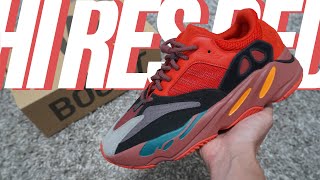 THESE ARE HOT!!! Yeezy 700 Hi Res Red Review