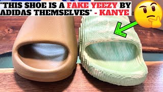 “This shoe is a FAKE YEEZY made BY ADIDAS themselves” Kanye on the adidas Adilette 22 Slides 👀