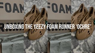 UNBOXING THE YEEZY FOAM RUNNER ‘OCHRE’ + sizing q&a & try on | dakidnonii