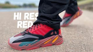 WHY!? Yeezy 700 V1 HI RES RED Review & On Foot