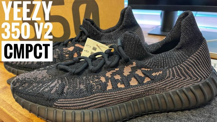 YEEZY 350 V2 CMPCT “SLATE CARBON” REVIEW & ON FEET!