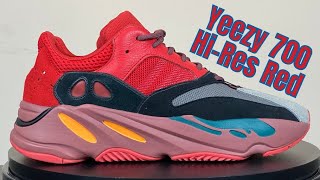 YEEZY 700 HI-RES RED On Feet Rep Review
