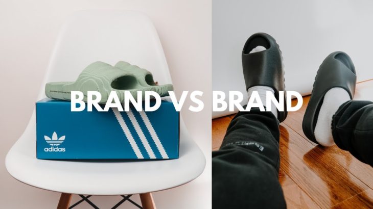 Adidas Yeezy Slides vs Adidas Adilette 22 || Brand vs. Brand || Slides