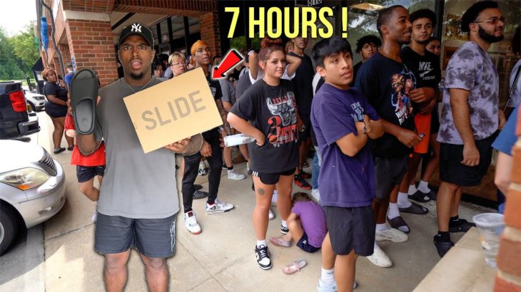 I Stood In Line 7 Hours For Adidas Yeezy Slide