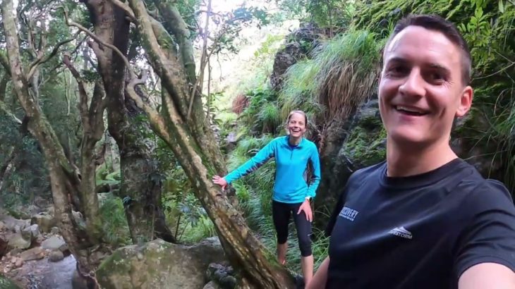 Jonkershoek – 700m elevation Waterfall Trailrun with The North Face Vective Matrix shoes