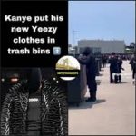 Kanye Put His New Yeezy Clothes In Trash Bins 🚮