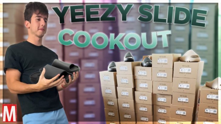 Our Largest Yeezy Slide Live Cop Yet… | Yeezy Slide Onyx and Bone Cookout Live Cop Tohru, Trickle