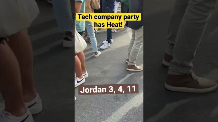 What sneakers tech company people wear in party? Jordan Yeezy and more!