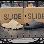 Yeezy Slides – Onyx & Bone – unbox and review