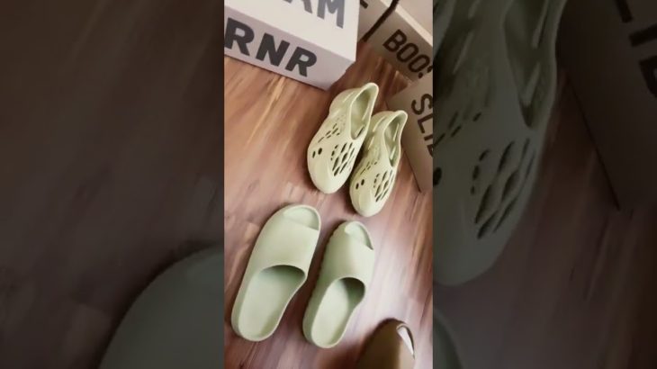 Yeezy slide resin Yeezy foam runners sulfur Comparison￼ # adidas adidasyeezy Yeezy shoes