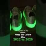 more of these on my channel! #yeezy 380 Calcite Glow 2022 and 2020. #adidas