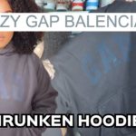 yeezy gap balenciaga dove shrunken hoodie unboxing medium