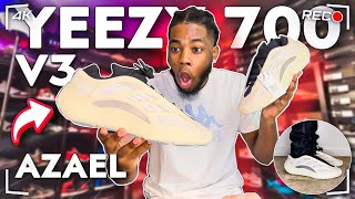 ADIDAS YEEZY 700 V3 AZAEL ON FEET REVIEW! YEEZY DAY 2022