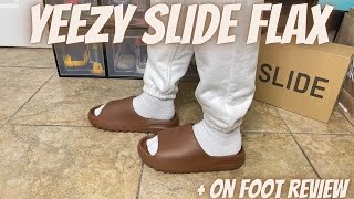 Adidas Yeezy Slide Flax Review + On Foot Review & Sizing Tips
