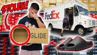 FEDEX DRIVER STOLE MY YEEZY SLIDES! *A Day in the Life of a Sneaker Store Owner*
