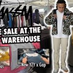 STUSSY WAREHOUSE SALE | GUCCI X Adidas | NEW Yeezy gap Colorway Shopping Vlog