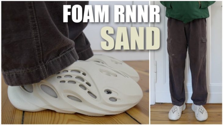 THEY FINALLY RESTOCKED – YEEZY FOAM RUNNER SAND REVIEW & ON FEET + SIZING & HOW TO STYLE
