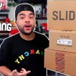What I Copped YEEZY DAY 2022 Unboxing + Adidas YEEZY SLIDE *SIZE GUIDE* BEWARE!