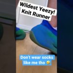 Wildest Yeezy or wildest shoe now! Yeezy knit runner on feet