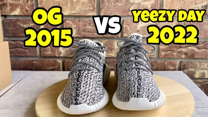Yeezy 350 “Turtle Dove” Comparison 2015 vs 2022