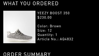 Yeezy Day 2022 Turtle Dove results