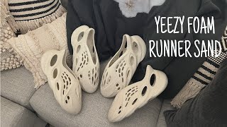 Yeezy Foam Runner l Sand l Review on Feet + Sizing