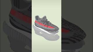 Yezzy 350 animation #animation #sneaker #shoe #yeezy #subscribe #like #viral