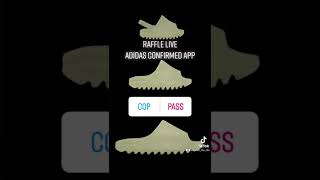 ADIDAS CONFIRMED APP RAFFLE LIVE FOR YEEZY SLIDES