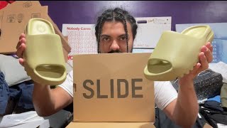 ADIDAS YEEZY SLIDE ‘RESIN’ PICK UP + REVIEW!