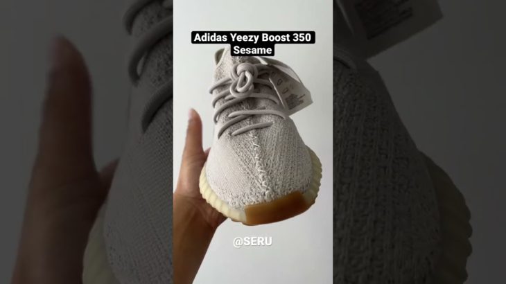 Adidas Yeezy Boost 350 Sesame on hand #shorts #kanyewest #Kanye #yeezySesame