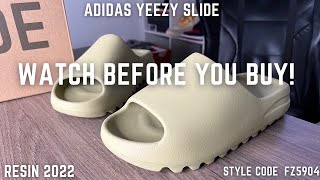Adidas Yeezy Slide Resin 2022 Restock On Feet Review