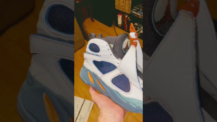 Air Jordan 8 x Yeezy 700 sole swap hybrid 🤯… some people finna be mad about this one!