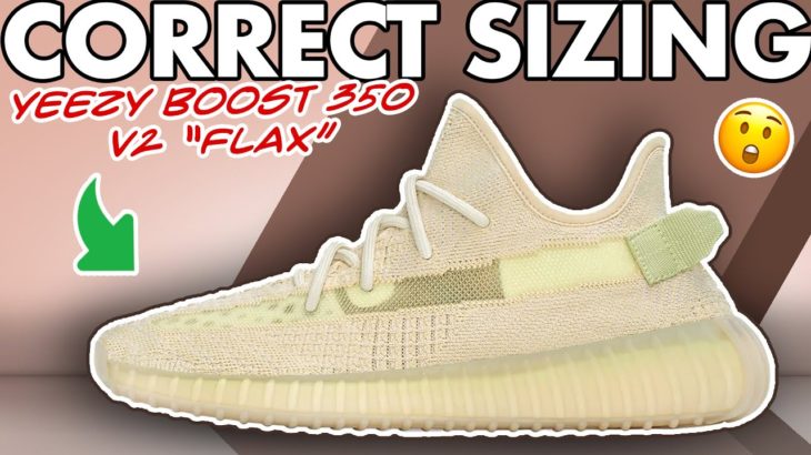 Correct Sizing – Yeezy 350 V2 Flax Size Info Guide (Restock 2022) #shorts